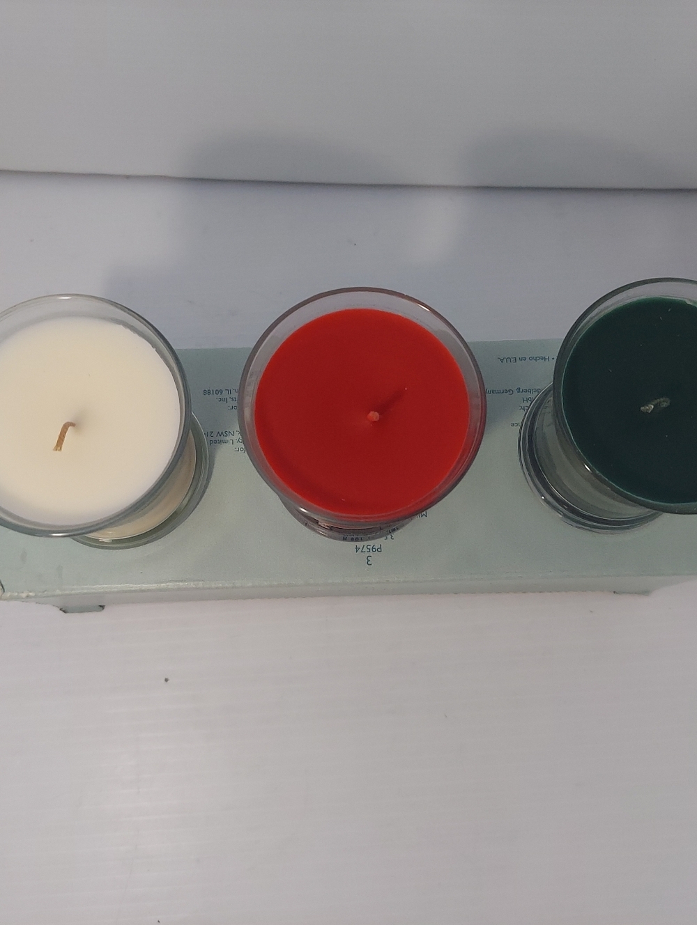 PartyLite Bestburn Mini Jar Trio Trumpet Candles 3-Piece Set P9574 Christmas NIB - Picture 3 of 13